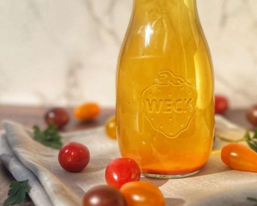 Tomatenessenz Tomatenessenz im Weck-Glas