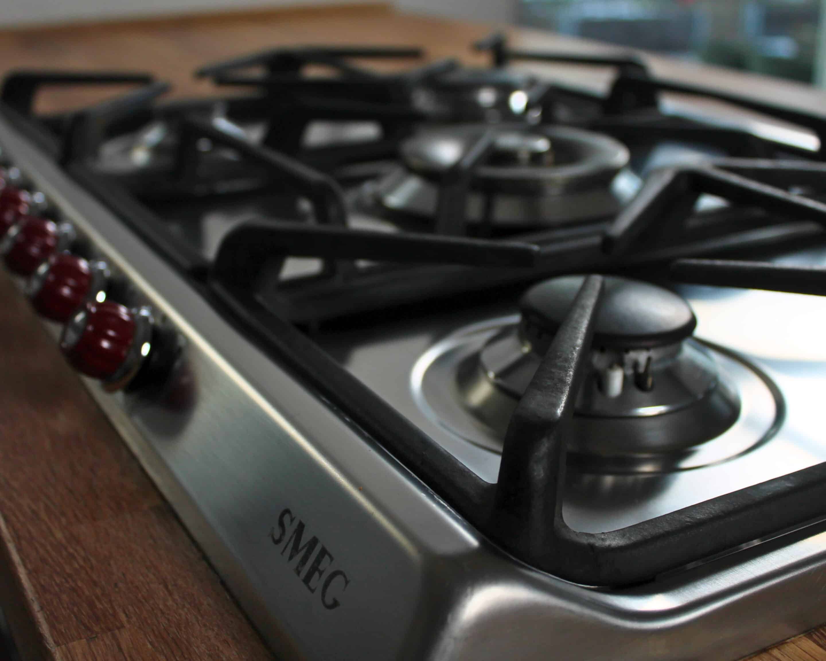 Gasherd als stabile Kochfläche für große und schwere Einkochtöpfe