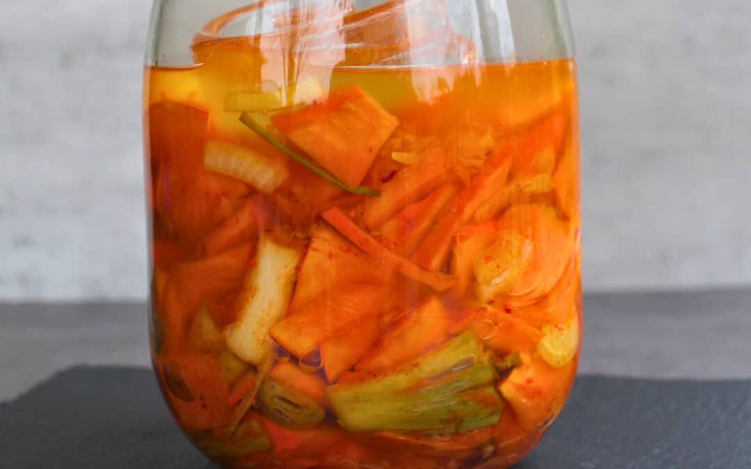 Fermentieren für Anfänger Gemüse fermentieren im Glas mit Salzlake