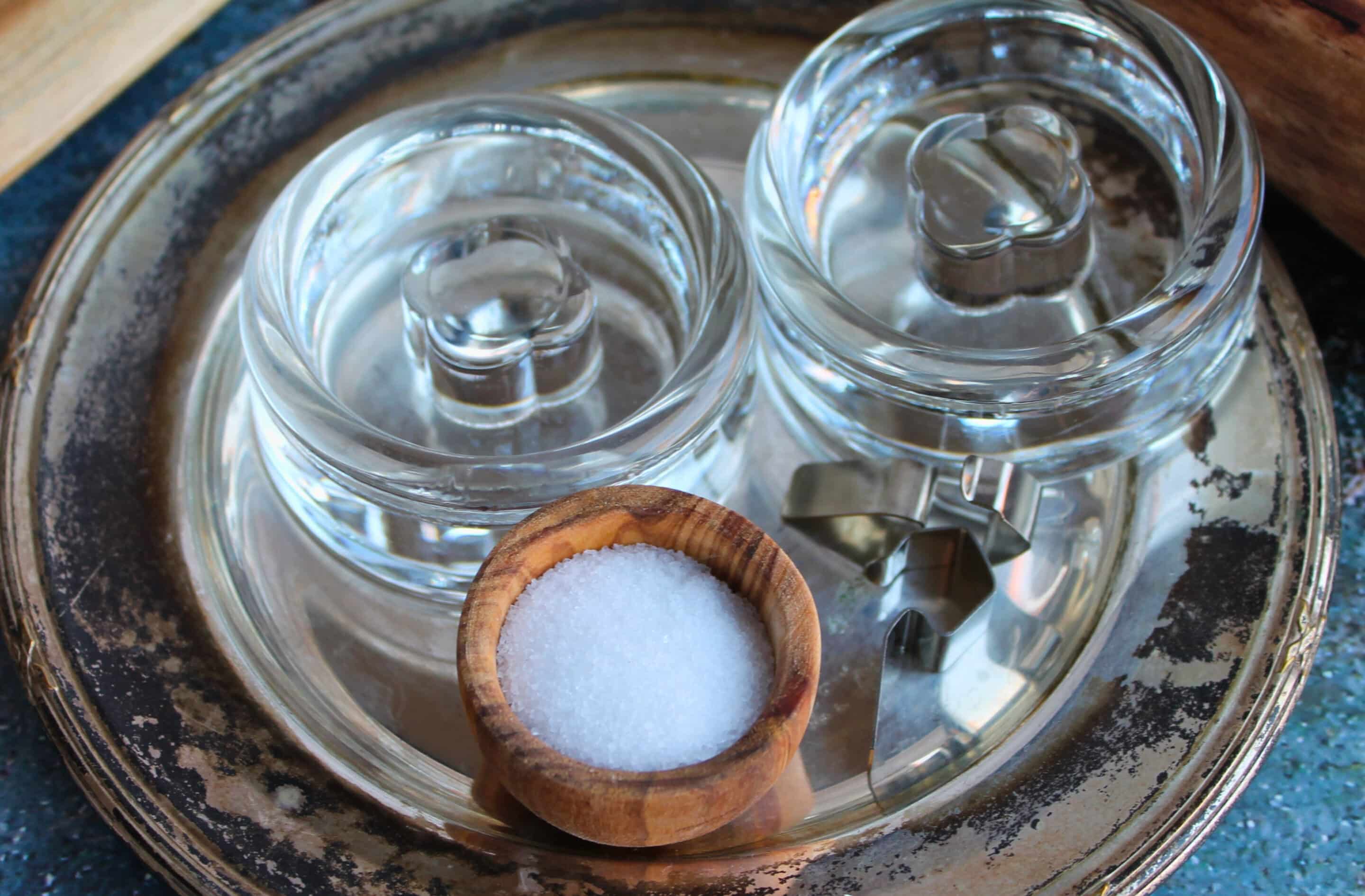 Zubehör zum Fermentieren Einmachglas Salz und Fermentationsgewicht