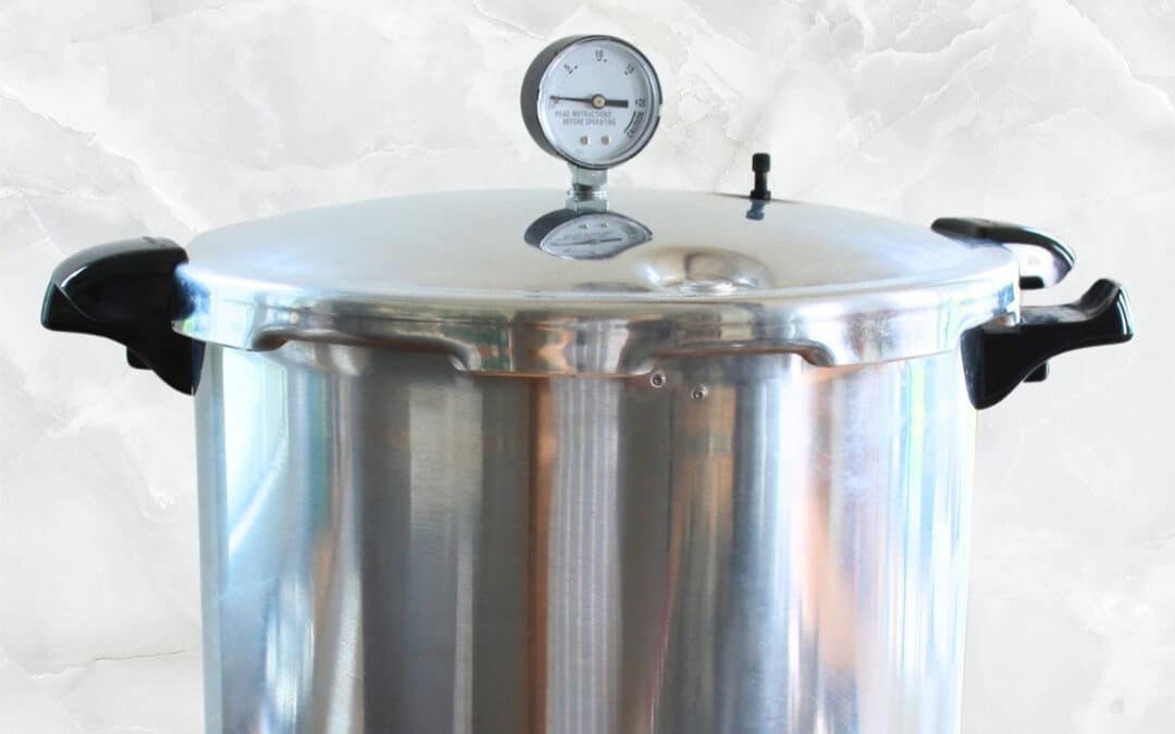 Presto Pressure Canner 23 Quart mit Manometer und Gewichtsventil aus Aluminium